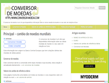 Tablet Screenshot of conversor-moeda.com